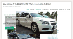 Desktop Screenshot of hoclaixeotocaptoc.com
